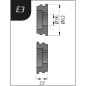 Preview: Metallkraft Biegerollensatz  Typ E3, Ø 62 x 26 x 22 mm