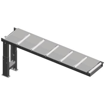 Metallkraft Rollenbahn  2000 x 390 mm, 350 kg/m