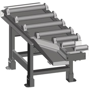Metallkraft Zufuhrrollenbahn 2000 x 520 mm für 60° Schnitte zu BMBS 360 x 500 HA-DG