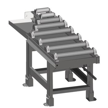 Metallkraft Rollenbahn  2000 x 520 mm, Abfuhrseite, motorisch, für 60°-Schnitte