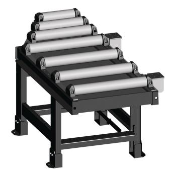 Metallkraft Rollenbahn  2000 x 800 mm, Abfuhrseite