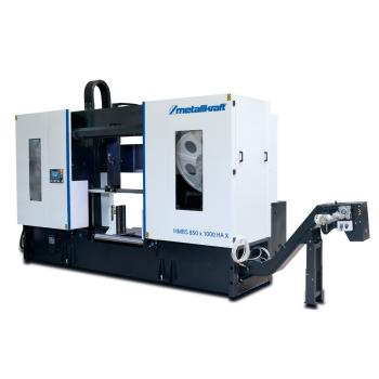 Metallkraft Halbautomatische Zwei-Säulen-Horizontal-Metallbandsäge HMBS 850x1000 HA X