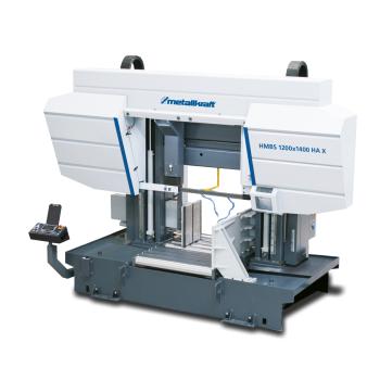 Metallkraft Halbautomatische Zwei-Säulen-Horizontal-Metallbandsäge  HMBS 1200 x 1400 HA X