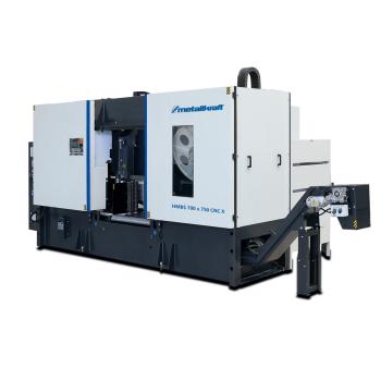 Metallkraft Automatische Zwei-Säulen-Horizontal-Metallbandsäge  HMBS 700 x 750 CNC X