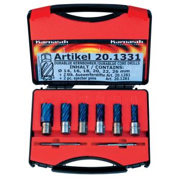 Metallkraft Kernbohrer-Set  BLUE-LINE PRO 30 Weldon
