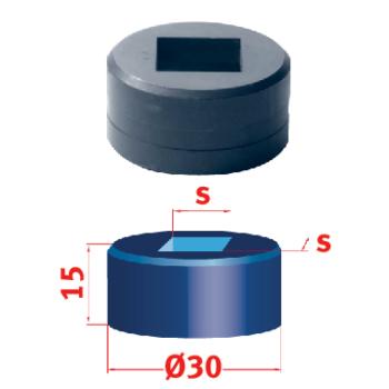 Metallkraft Vierkant-Matrize  Nr.30 4,7 mm