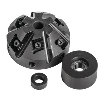 Metallkraft Fräskopf und Führungsrolle  45°