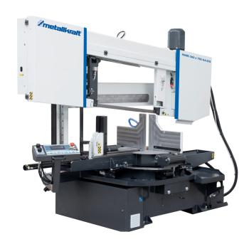 Metallkraft Halbautomatische Zwei-Säulen-Horizontal-Metallbandsäge HMBS 500 x 750 HA-DG