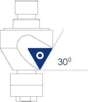 Metallkraft 30° Werkzeughalter zu KE 6