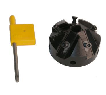 Metallkraft Fräskopf 45° KE 10 Pos. 50A / tool holder 45°