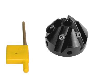 Metallkraft Fräskopf 37,5° KE 10 Pos. 50C / tool holder 37,5°