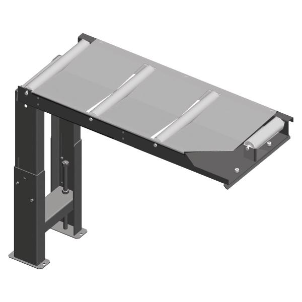 Metallkraft Verbindungsrollenbahn  390 mm, Zufuhrseite, für 60°-Schnitte