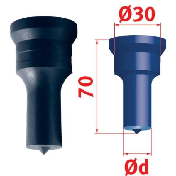Metallkraft Rundstempel Nr.2 Ø 15,5 mm